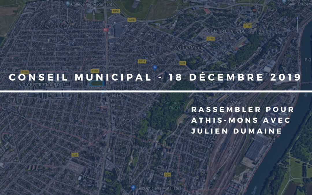 Conseil municipal du 18 décembre 2019 = Projet de la Ferme Thureau
